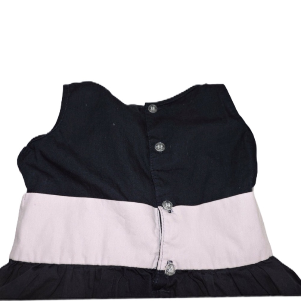 Vrasalon Pink Navy Blue Dress 6 - Picture 3 of 5